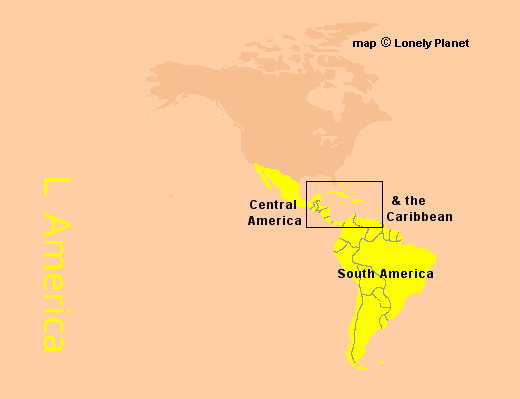 map of the Americas