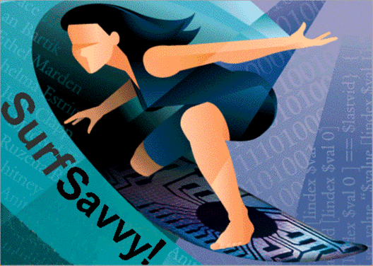 female surfer