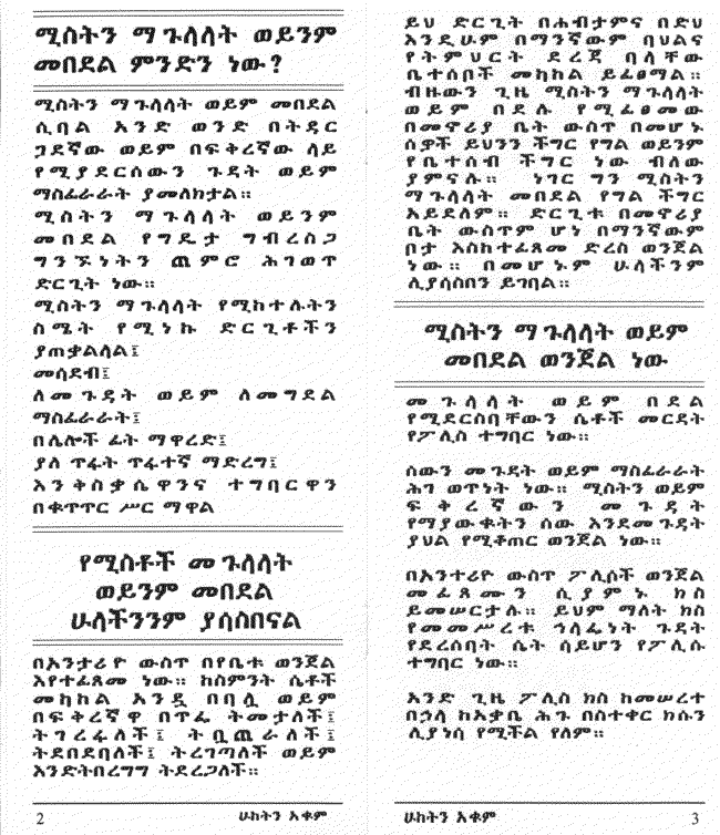 Amharic pamphlet page 3