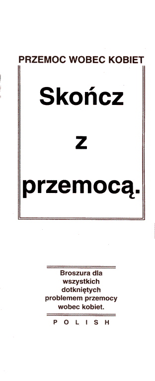 Polish pamphlet page 1