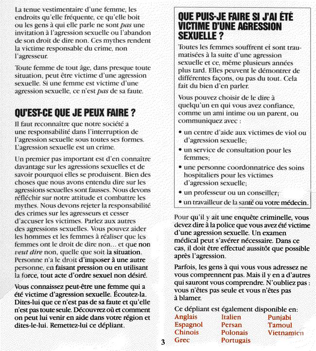 French pamphlet page 3