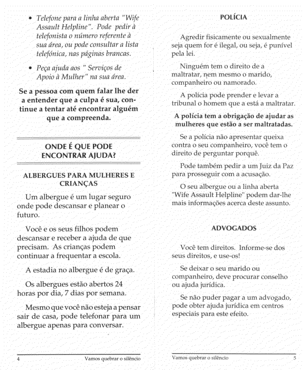 Portuguese pamphlet page 4