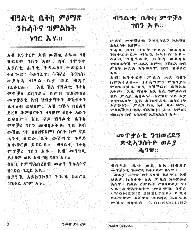 Tigrigna pamphlet page 2